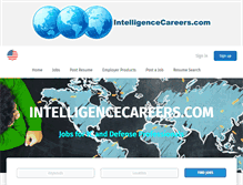 Tablet Screenshot of hrz.intelligencecareers.com